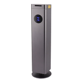 Olmecs 1.5L Large Capacity Essential Oil Diffuser, Machine, Cool Mist Diffuser Essential Oil Diffuser with Timer Function, Floor Standing Column Design (UK Plug)